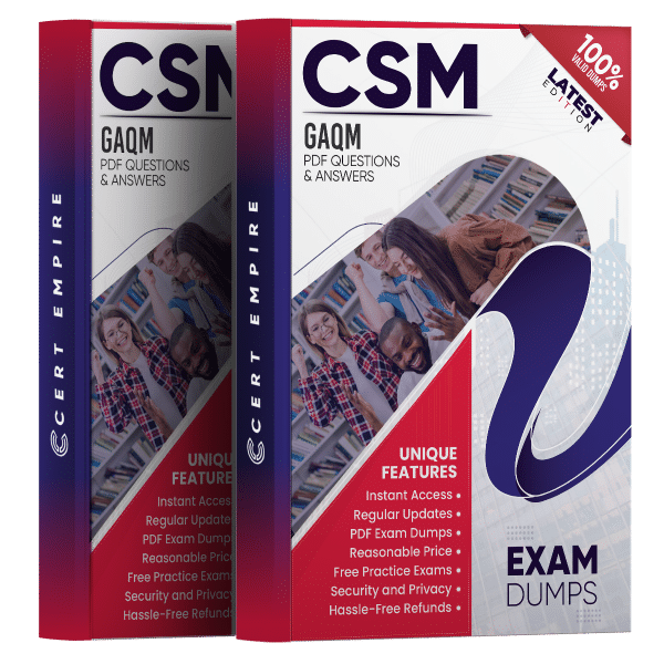 gaqm csm-001 exam dumps pdf