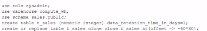 snowflake snowpro advanced architect exam demo question