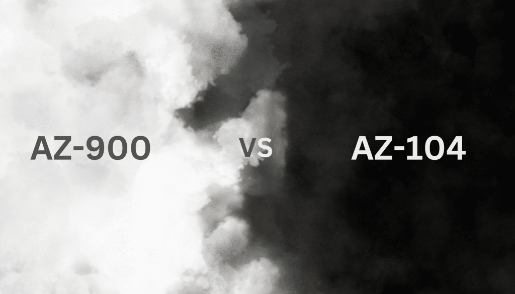Microsoft az-900 vs az-104