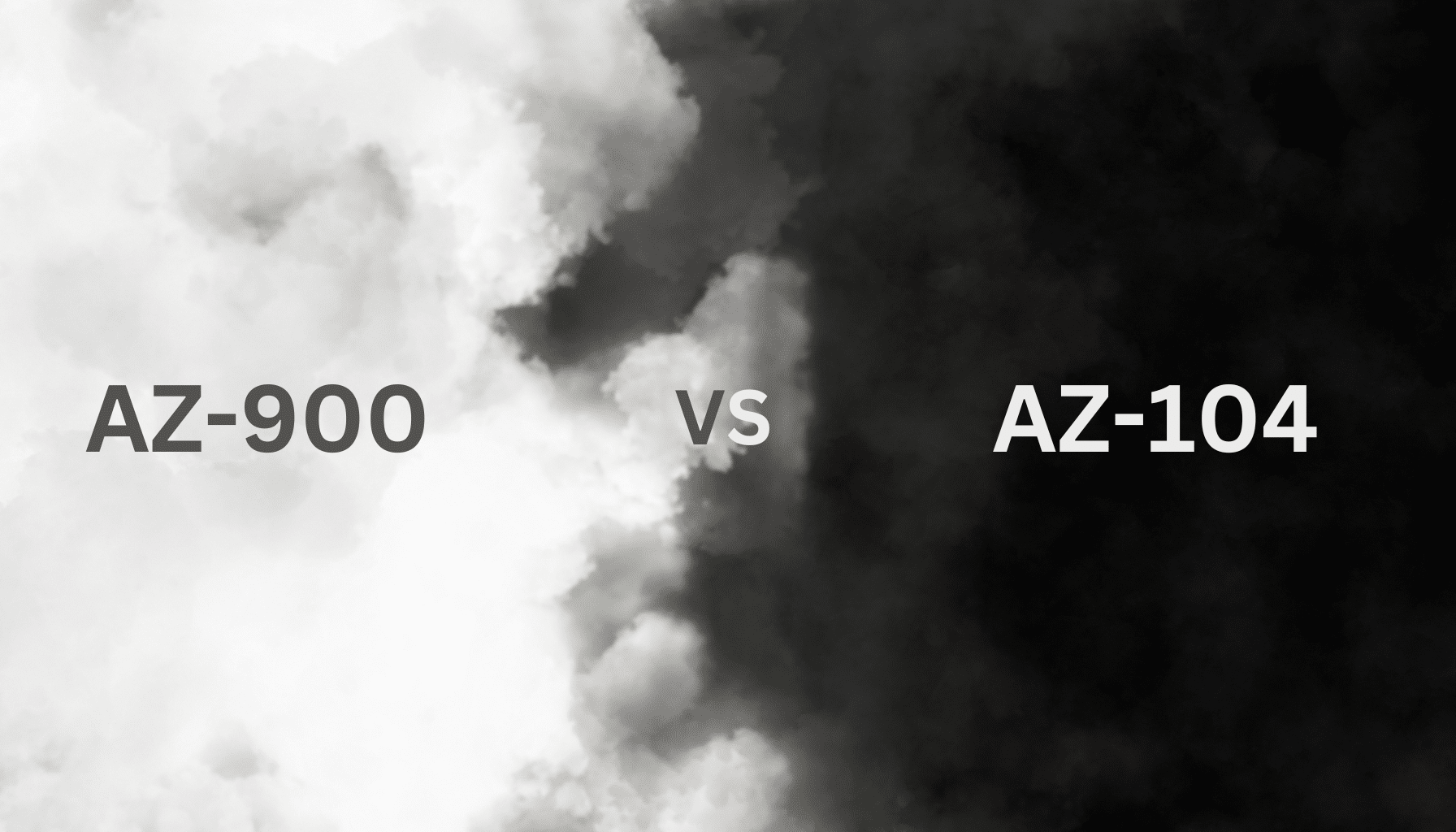 Microsoft az-900 vs az-104