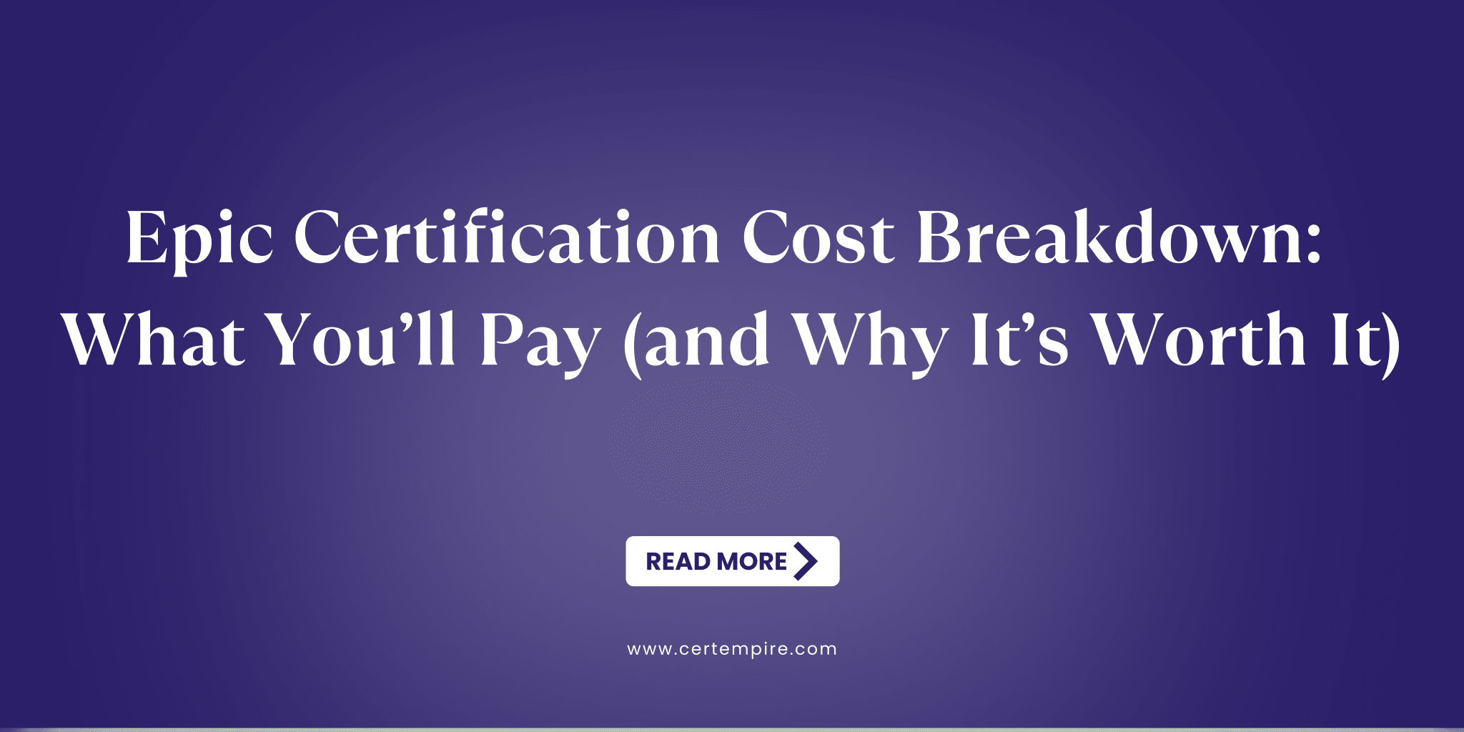 epic certification
