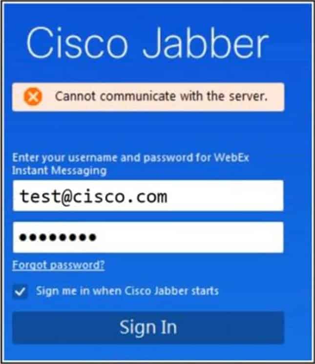 cisco 300-810 exam demo question
