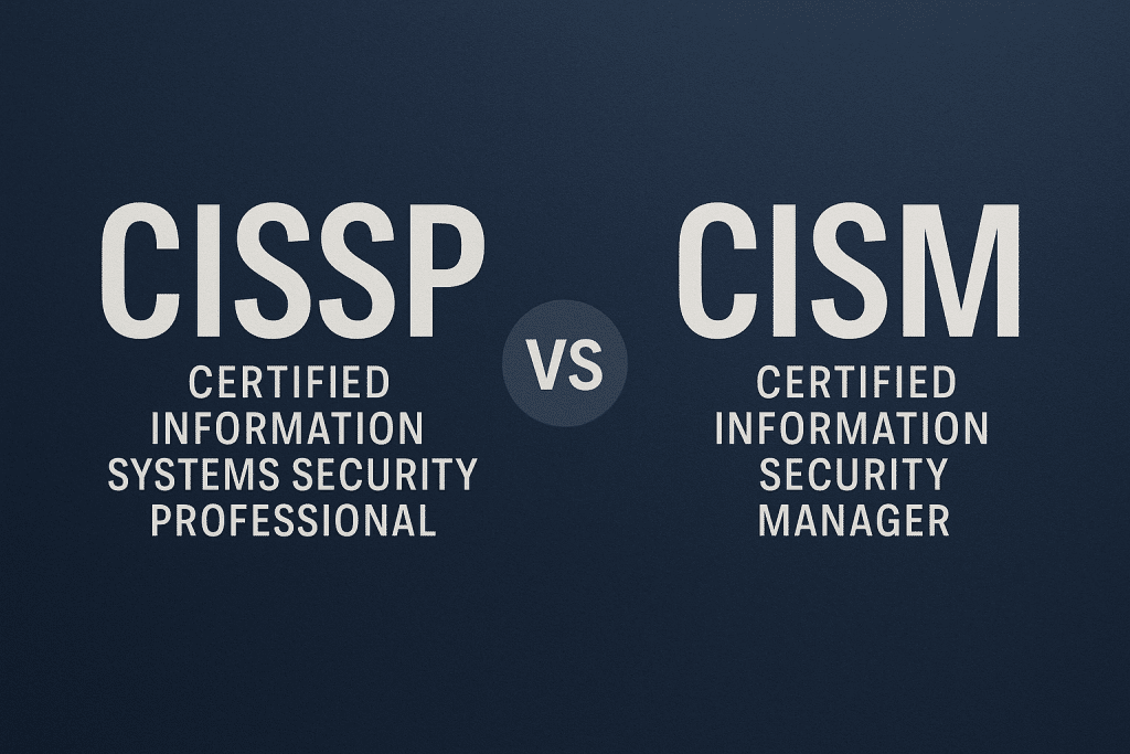 cissp vs cism