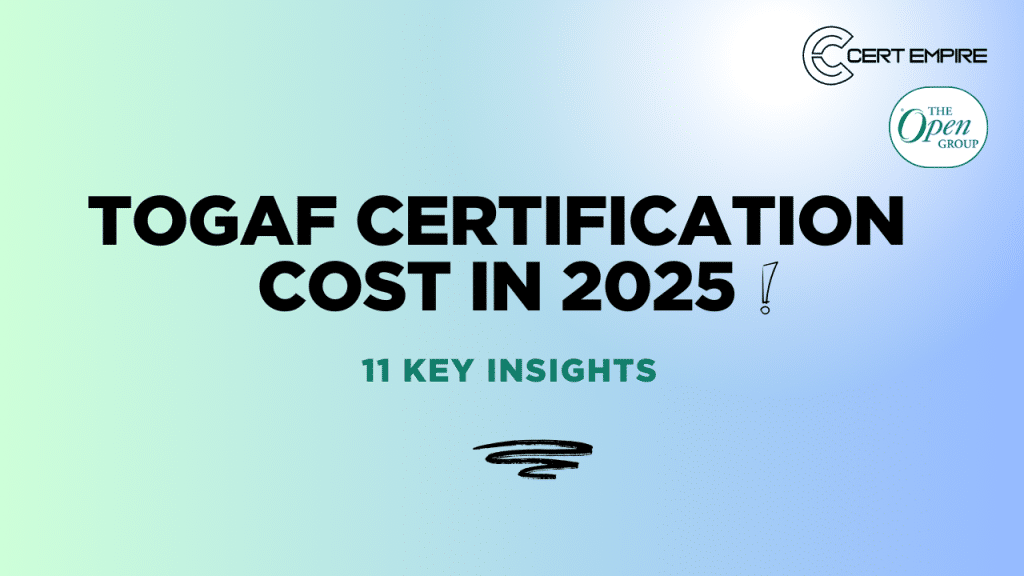 TOGAF Certification Cost