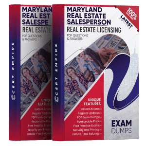 Maryland Real Estate Salesperson Exam Questions 2025