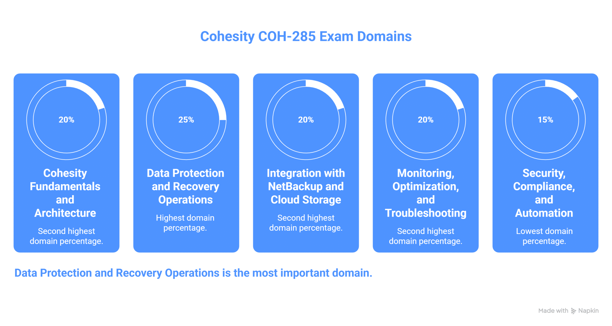 cohesity coh-285 exam domains