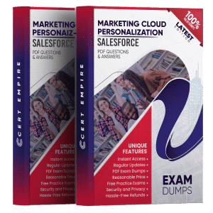 Salesforce Marketing Cloud Personalization Real Exam Dumps [Jan 2026 Update]