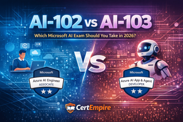 AI-102 vs AI-103: Which Microsoft AI Exam in 2026?