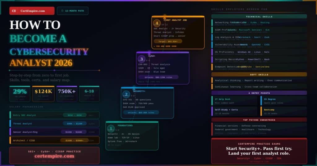 How to Become a Cybersecurity Analyst in 2026