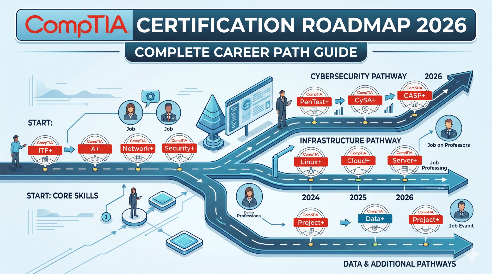 CompTIA Certification Roadmap 2026: Complete Career Path Guide