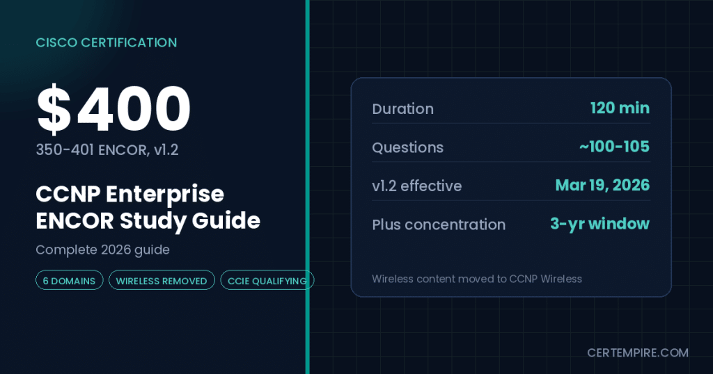 CCNP Enterprise ENCOR 350-401 Study Guide