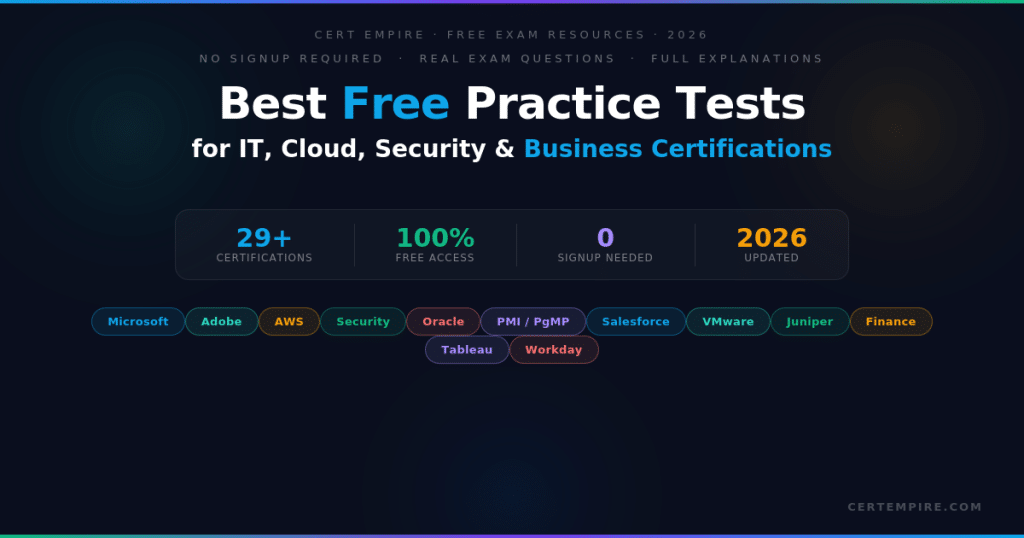 free practice tests 2026
