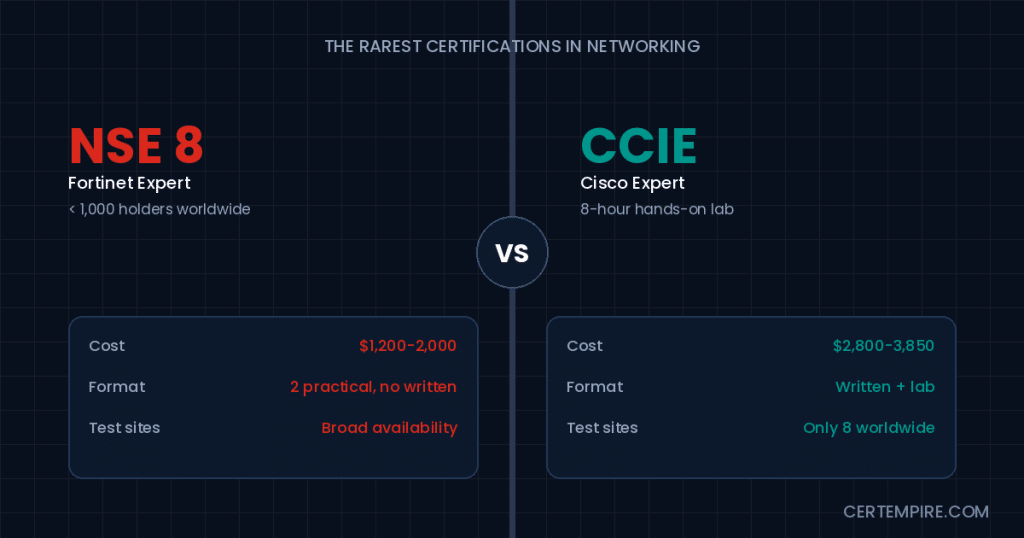 NSE 8 vs Cisco CCIE